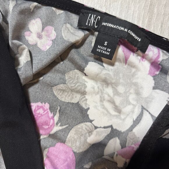 Womens SZ S razor back Floral Print Top tank Fairygrunge Whimsigoth - Picture 6 of 6